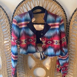Vintage Southwestern Crop Jacket